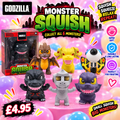 Godzilla Monster Squish collectible squishy toys