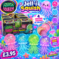 Jell-i Squish glitter jellyfish sensory squishy