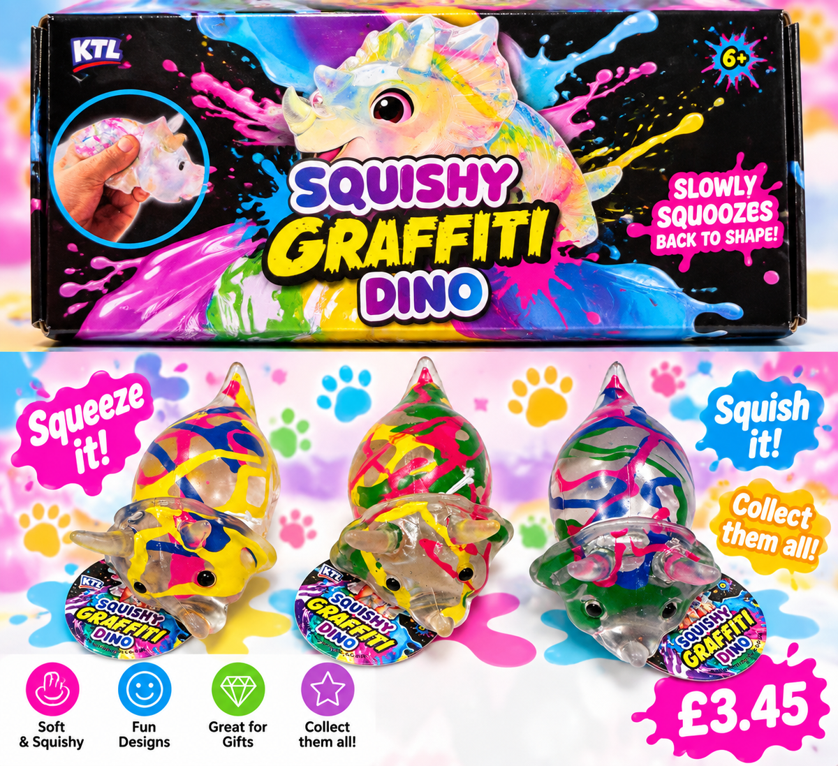Squishy Graffiti Dino