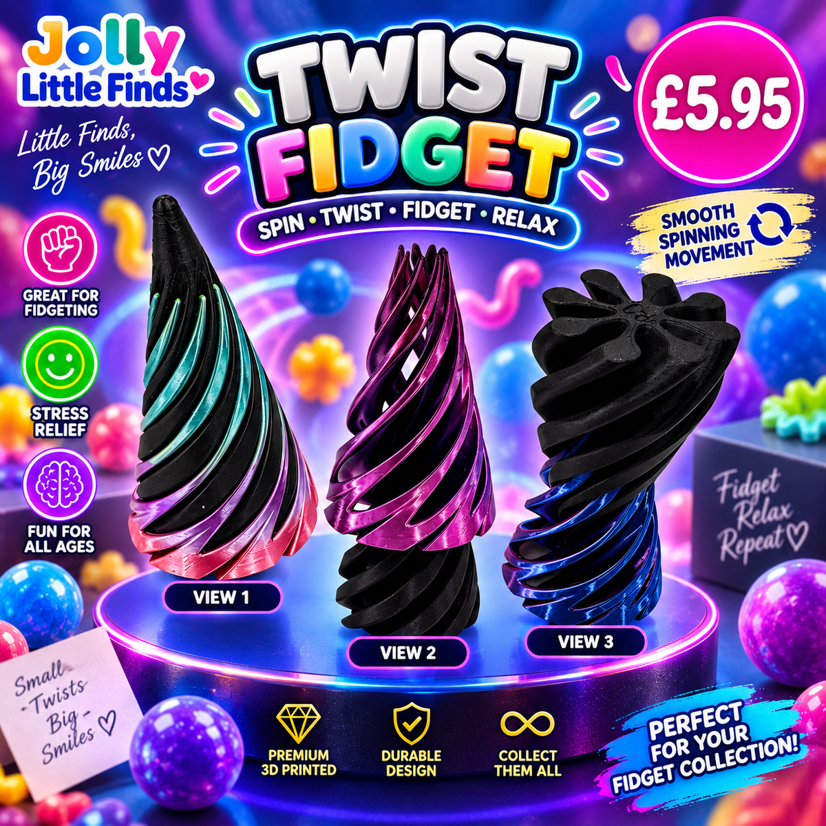 Twist Fidget - Jolly Little Finds
