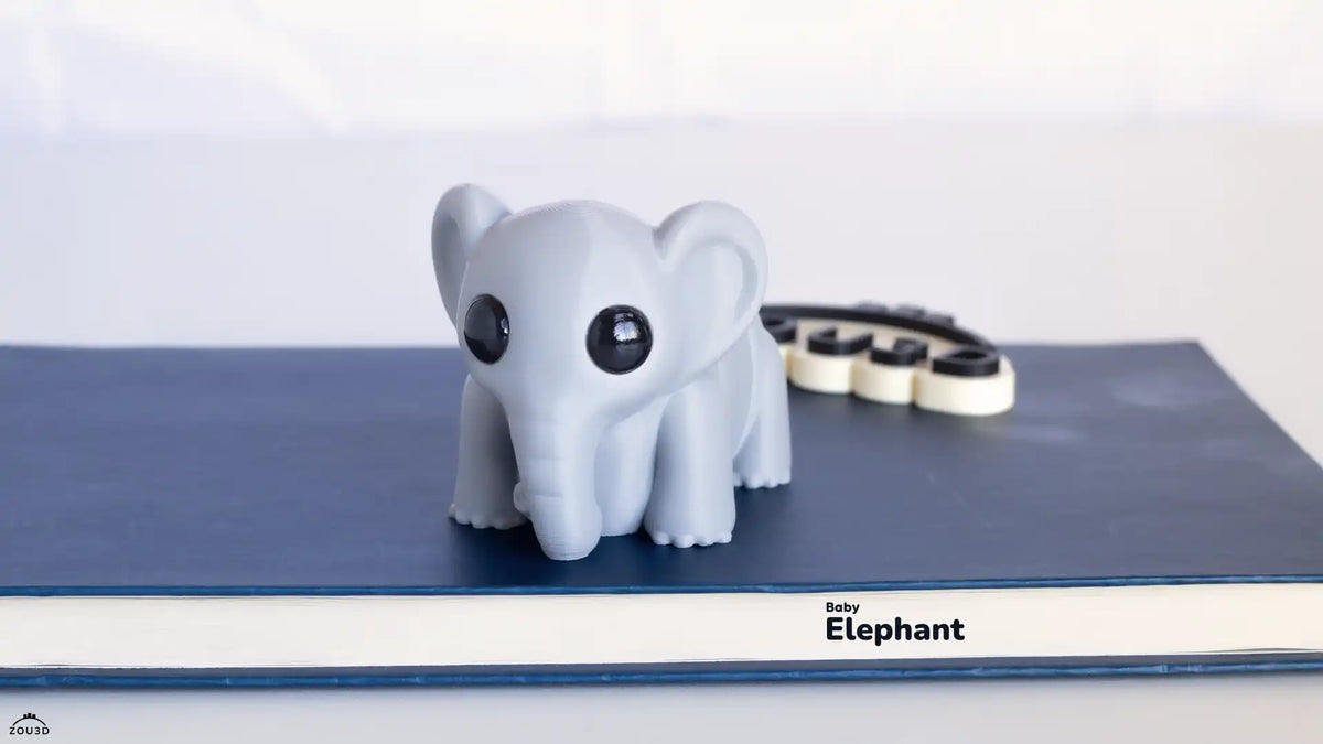 ZOU3D Baby Elephant 3D printed animal design