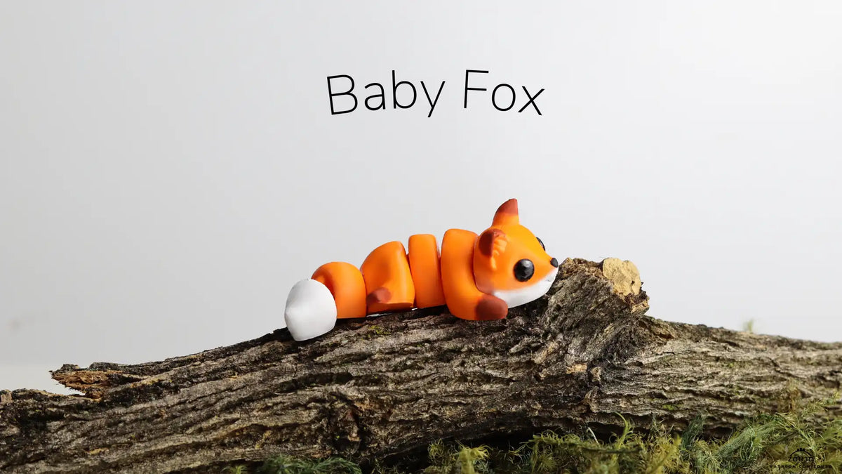 ZOU3D Baby Fox 3D printed animal design